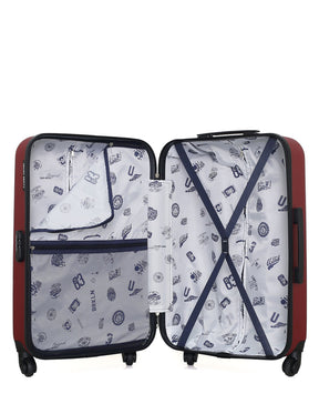 Lot de 3 Valise Weekend , valise cabine et valise cabine XXS BERKELEY