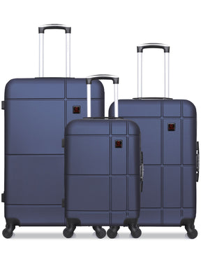 Lot de 3 Valise grand format, valise weekend et valise cabine HARVARD