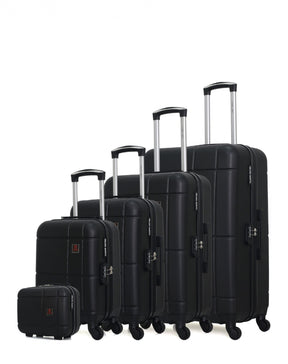 Set de 5 valises HARVARD-U 75 cm
