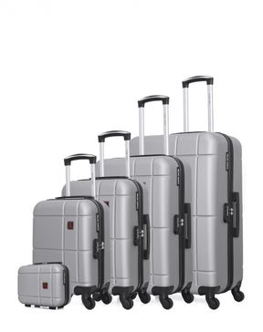 Set de 5 valises HARVARD-U 75 cm