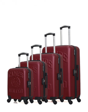 Set de 4 valises YALE-M 75 cm