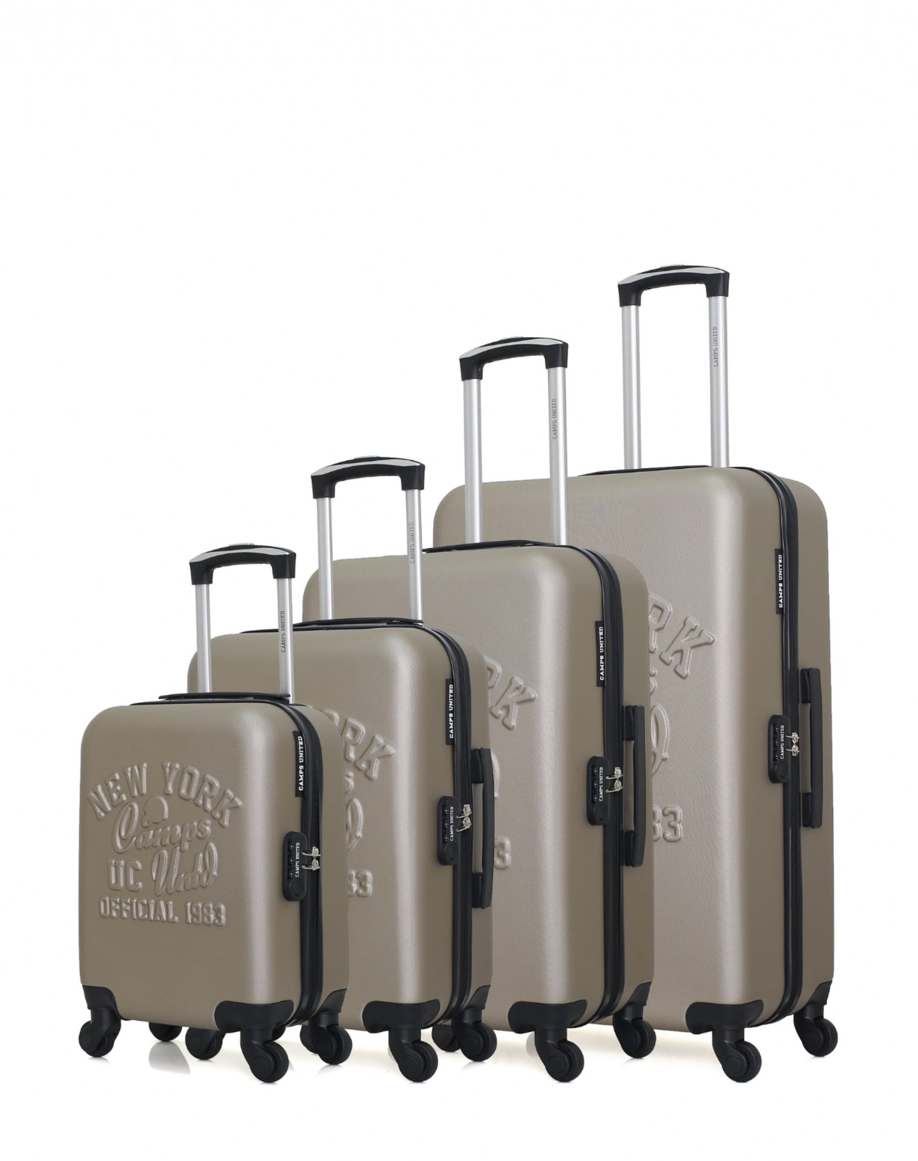 Set de 3 valises rigides new york