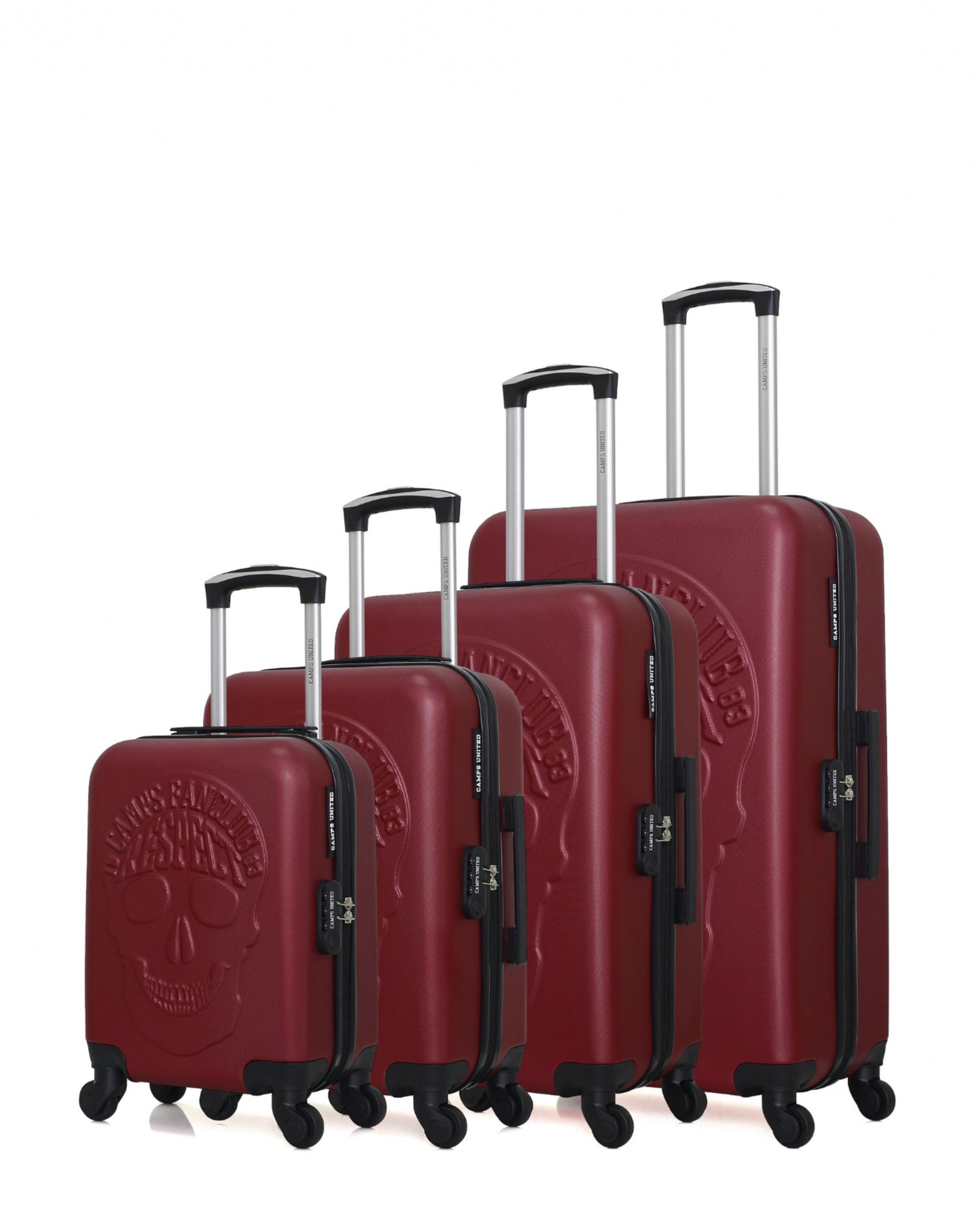 Set de 4 valises CORNELL-M 75 cm